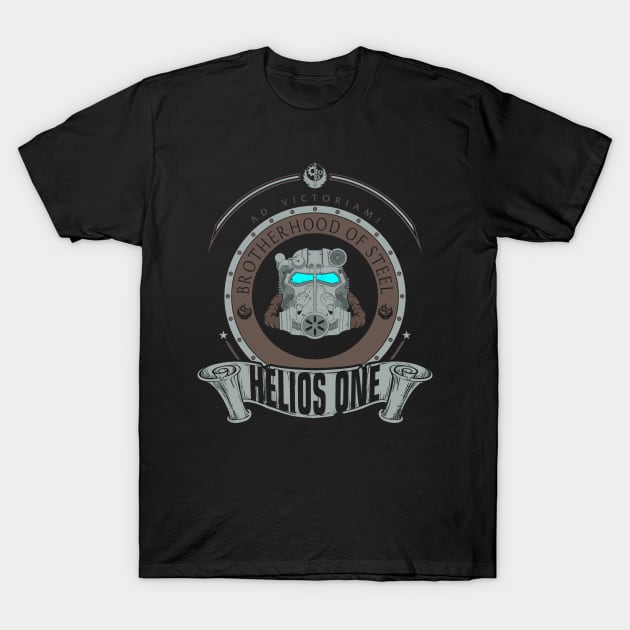 BROTHERHOOD OF STEEL (HELIOS ONE) T-Shirt by Absoluttees